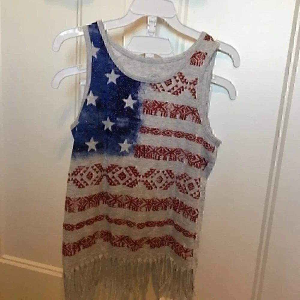 Justice girls American outfit size NWOT